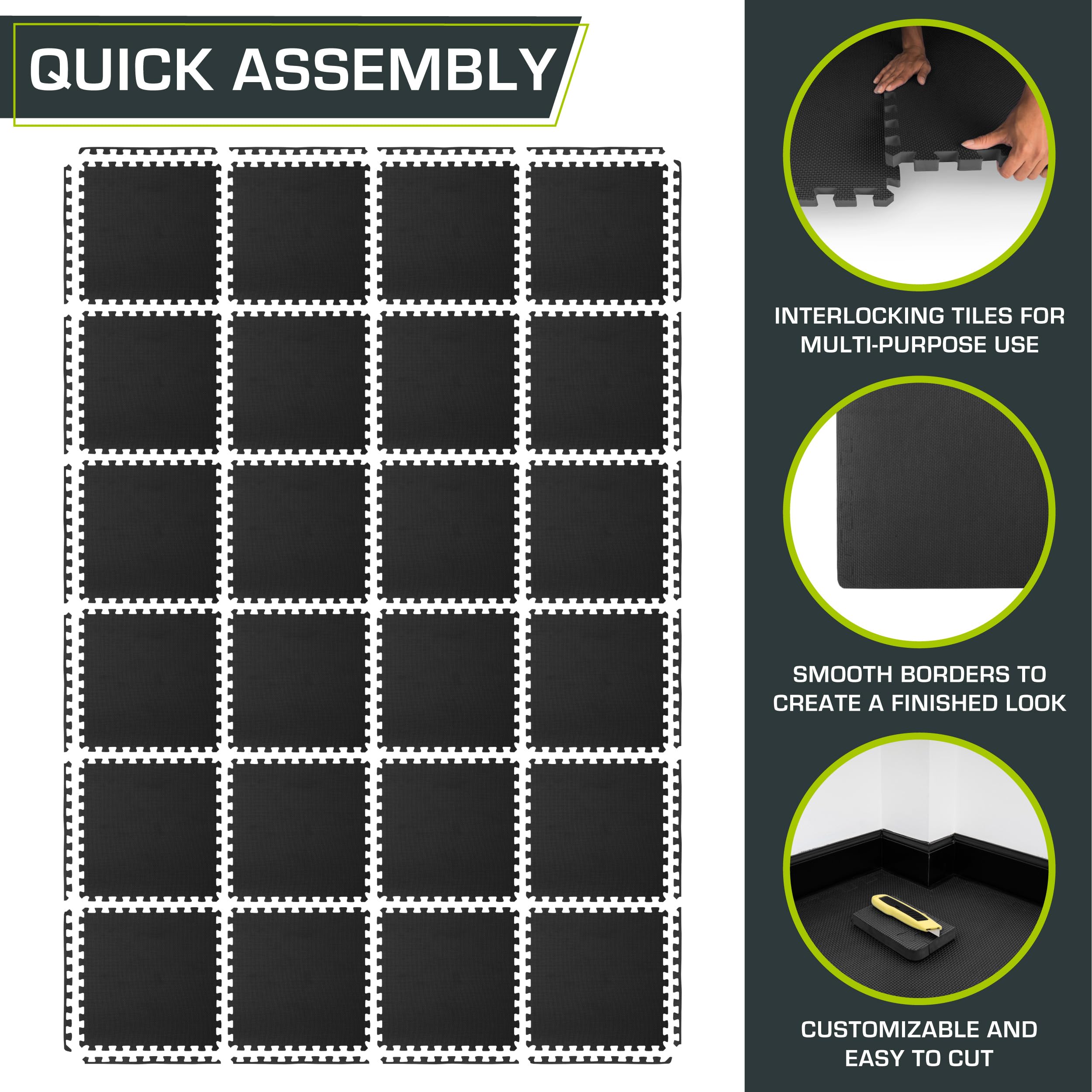 トレーニング・エクササイズ マット【Prosource Fit】 Amazon.com : ProsourceFit Exercise Equipment & Treadmill Mat